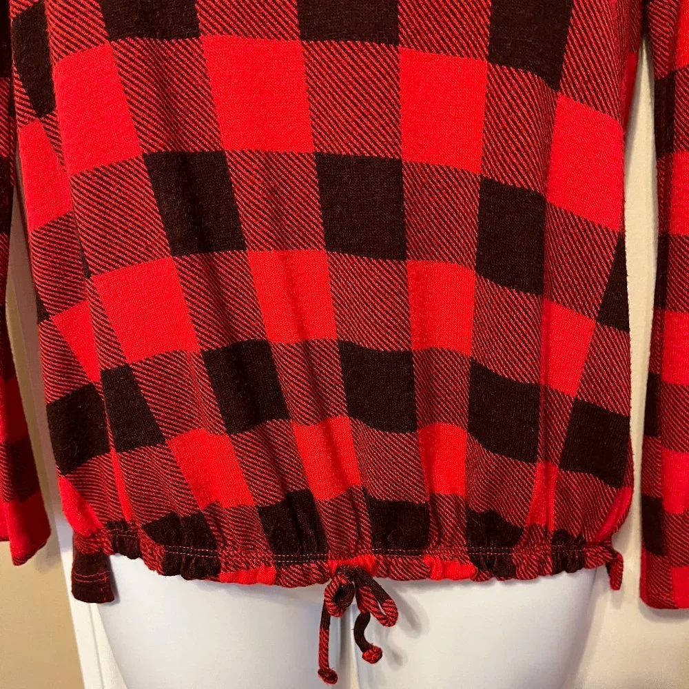 Cat & Jack red and black checkered 2-piece outfit